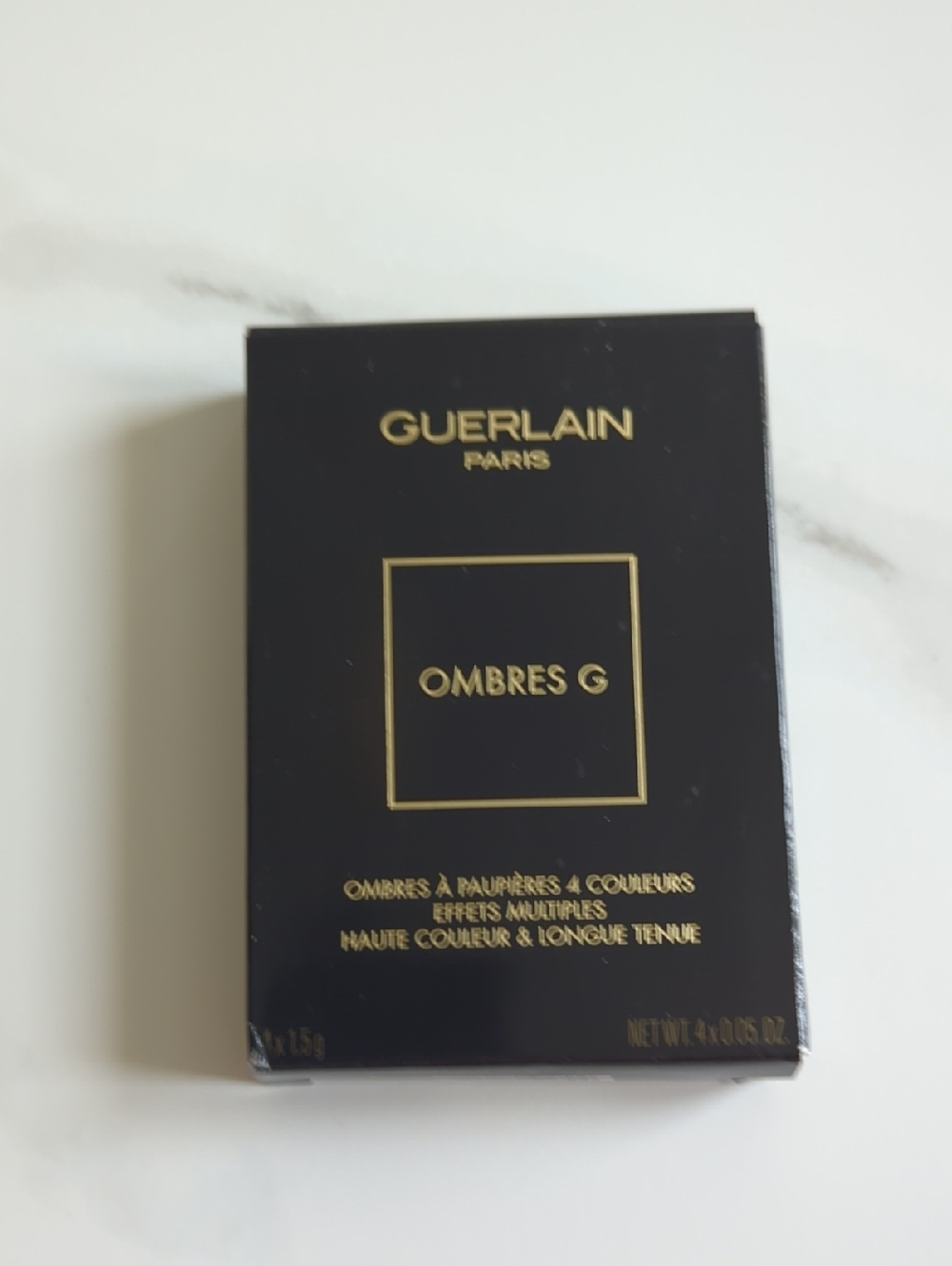 GUERLAIN PARIS OMBRES G EYESHADOW QUAD MIRRORED COMPACT - 214 EXOTIC ORCHID